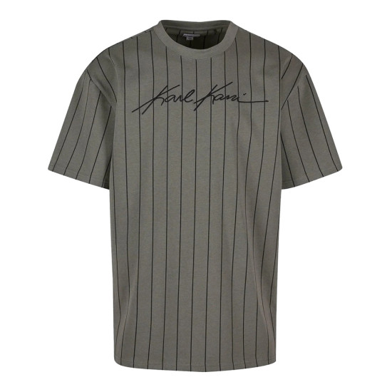 Karl Kani Ανδρική κοντομάνικη μπλούζα Autograph Pinstripe Jersey Boxy T-Shirt